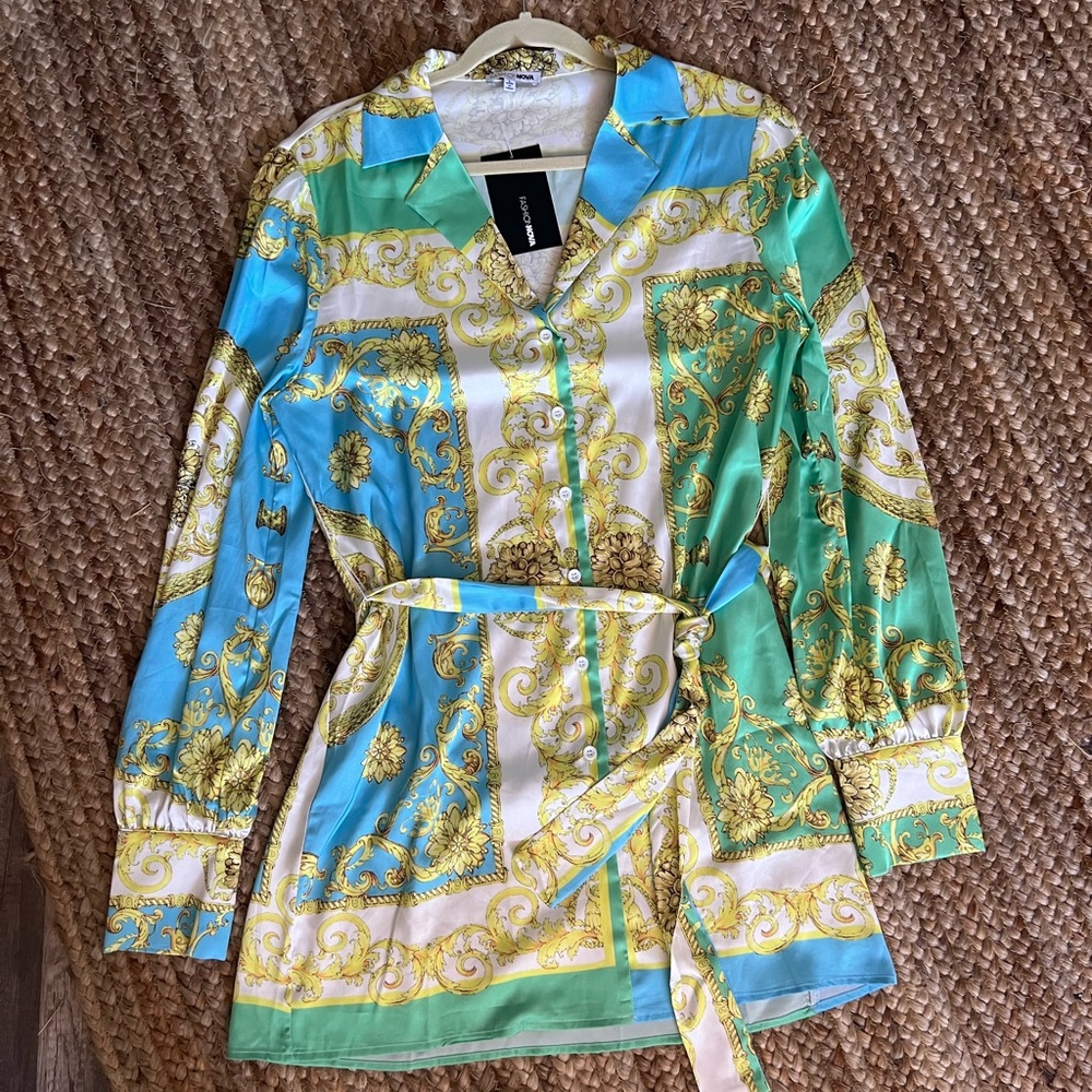 Satin shirt blouse
